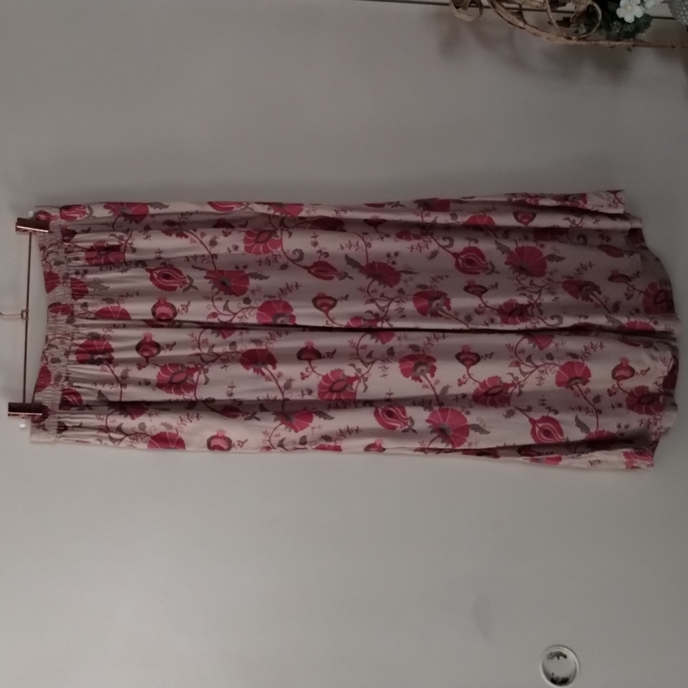 ZUBA WOMEN BOHO WIDE LEG PANTS 100% VISCOSE. NWOT